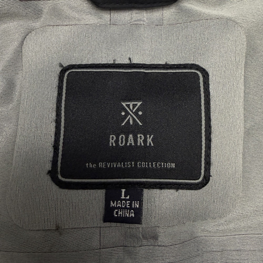 Roark Savage Jacket Mens Large Black Waterproof Hooded Rain Shell Revivalist - Picture 10 of 14